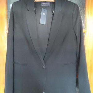 Marks Spencer Womens Black Tailored-jackets